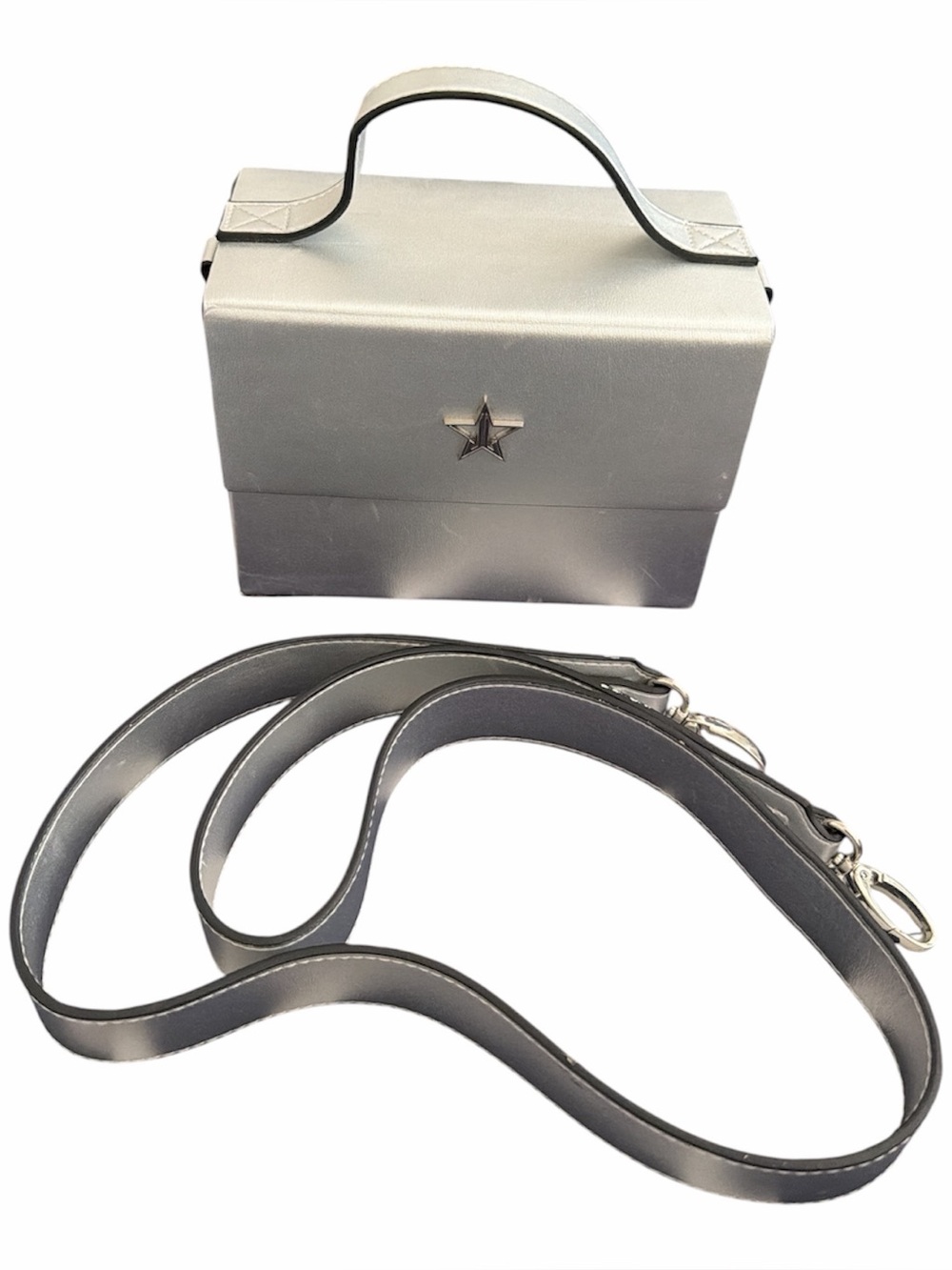 Silver Star Accent Top-Handle Crossbody Bag - NWOT